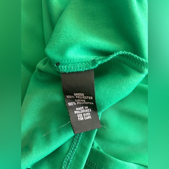 BCX DRESS Women Teen Green Belted Sleeveless Scoop Neck Short Fit&Flare Dress XS - Picture 8 of 8